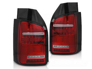 Zadné svetlá VW T6.1 Red White Bulb Twin Door