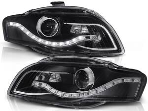 Predné svetlá Audi A4 B7 04-08 Devil Eyes Black DRL