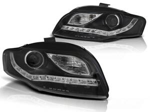Predné svetlá Audi A4 B7 04-08 DE Black