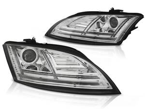 Predné svetlá Audi TT 8J 10-14 Chrome Led Seq Xenon AFS