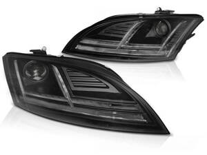 Predné svetlá Audi TT 8J 10-14 Black Led Seq Xenon AFS