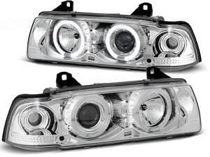 Predné svetlá BMW E36 AE Chrómové