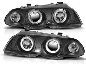 Predné svetlá BMW E46 Sedan/Touring 98-01 Angel Eyes Black