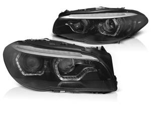 Predné svetlá BMW F10/F11 10-13 AE Black Xenon SEQ