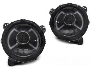 Predné Full LED svetlá Jeep Wrangler JL 18-23 Black WL