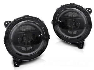 Predné Full LED svetlá Jeep Wrangler JL 18-23 Black