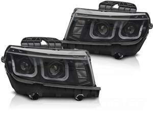 Predné svetlá Chevrolet Camaro 13-15 Black