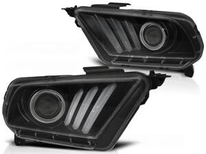 Predné svetlá Ford Mustang V 10-13 Tube Light Black