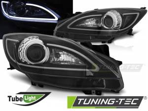 Predné svetlá Mazda 3 09-13 Tube Light Black