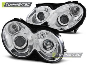 Predné tuningové svetlá Mercedes CLK W209 03-10 Chrome