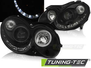 Predné svetlá Mercedes CLK W209 03-10 Black