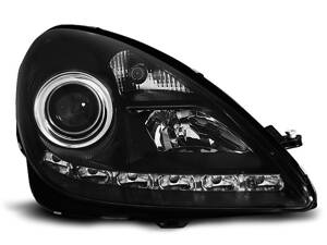 Predné svetlá Mercedes R171 SLK 04-11 DE Black Xenon