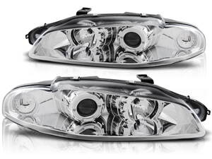 Predné svetlá Mitsubishi Eclipse 97-98 Angel Eyes Chrome