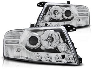 Predné svetlá Mitsubishi Pajero V60 01-06 Angel Eyes Chrome