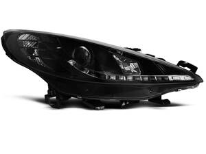 Predné svetlá Peugeot 207 06-12 Black