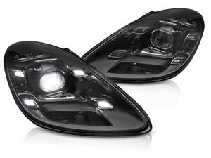 Predné Full LED svetlá Porsche Boxter Cayman 718 16- Black