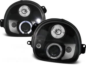 Predné svetlá Renault Twingo 93-98 Angel Eyes Black