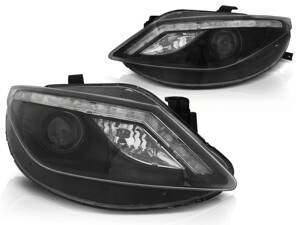 Predné svetlá Seat Ibiza 6J 08-12 LED Indicator Daylight Black