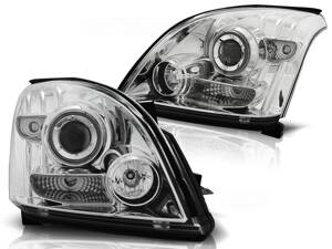 Predné svetlá Toyota Land Cruiser 120 03-09 AE CCFL Chrome