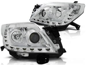 Predné svetlá Toyota Land Cruiser 150 09-13 Tube Light Chrome