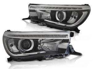Predné svetlá Toyota Hilux 16-20 LED Projector Black