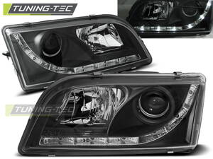 Predné tuningové Devil Eyes svetlá Volvo S40/V40 Black 96-03