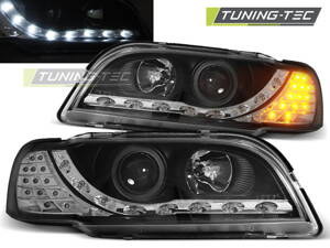 Predné tuningové svetlá Devil Eyes Volvo S40 / V40 Black - LED smerovky