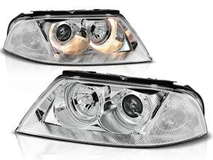 Predné Angel Eyes svetlá VW Passat B5 3BG 00-05 Chrome