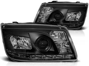 Predné tuningové Devil Eyes svetlá VW Bora Black