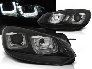 Predné svetlá VW Golf 6 U-Type Black Line
