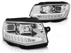 Predné svetlá VW T6 Chrome Tube Light