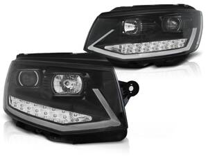 Predné svetlá VW T6 Black Tube Light