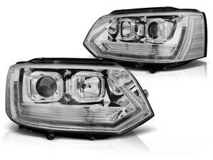 Predné svetlá VW T5.1 10-15 Tube Light Chrome