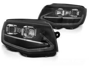 Predné svetlá VW T6 Black Tubelight Dynamic LED