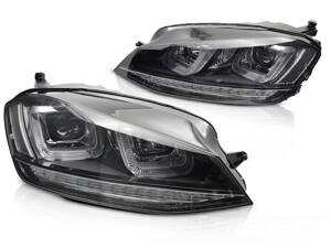 Predné svetlá VW Golf 7 U-Type Black Line Dynamic