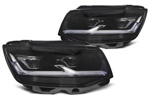 Predné Full LED svetlá VW T6 DRL Black