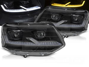Predné Full LED svetlá VW T5.1 10-15 Black