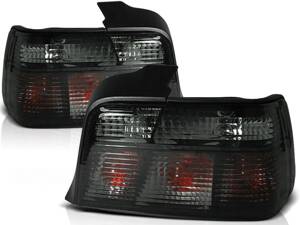 Zadné svetlá BMW E36 Sedan 90-98 Smoke Black