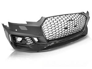 Predný nárazník Audi A4 B9 15-19 Sport Glossy Black PDC